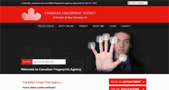 Desktop Screenshot of canadianfingerprintagency.com